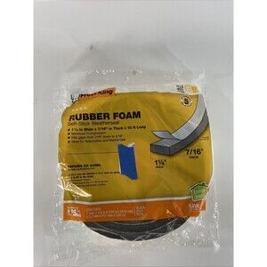 Frost King R516H 1-1/4-Inch by 7/16-Inch by 10-Foot Thick Sponge Rubber Foam NEW